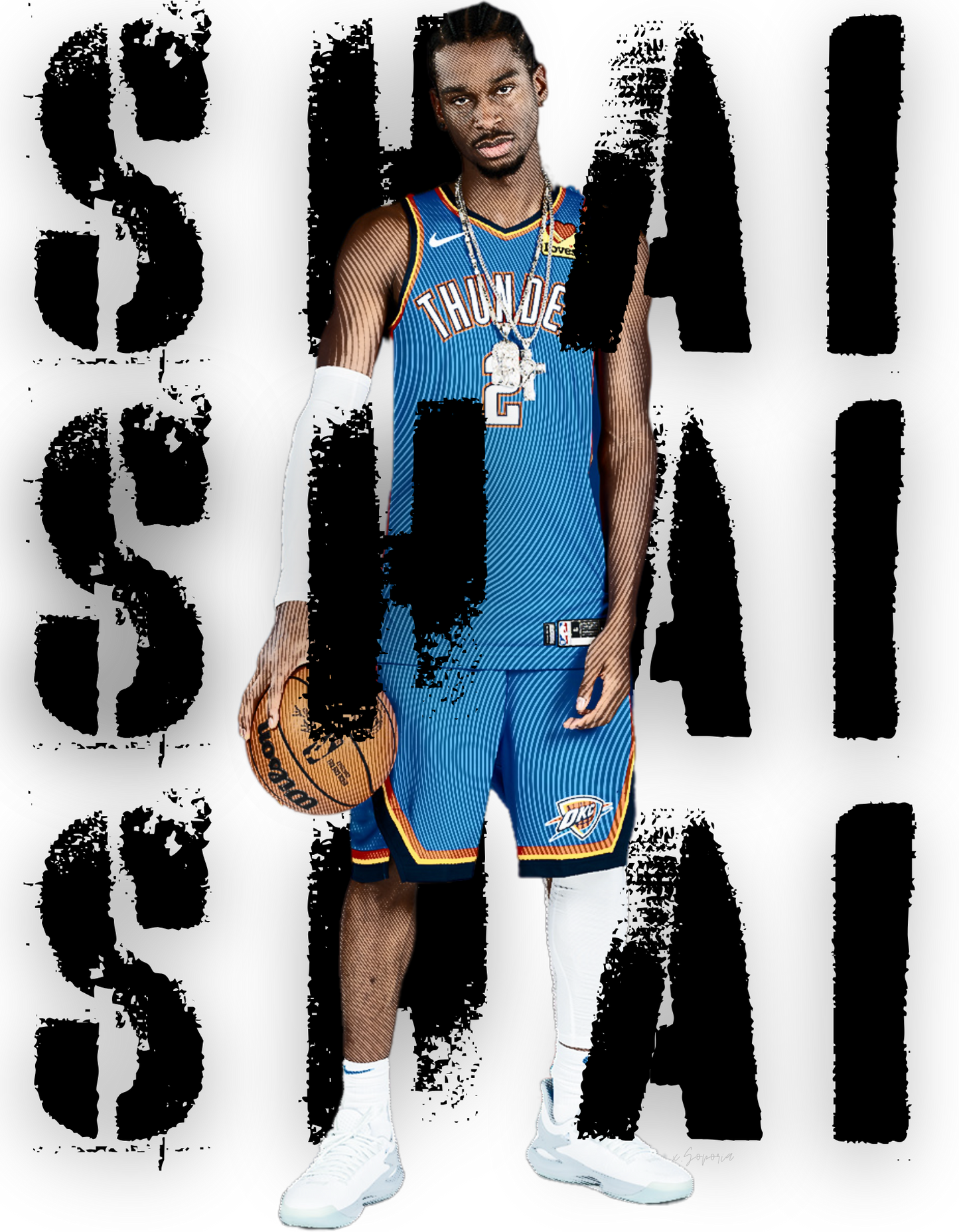 OKC THUNDER SHAIx3